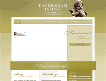 Tablet Screenshot of favershamhouse.com.au